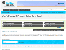 Tablet Screenshot of manualnguide.com